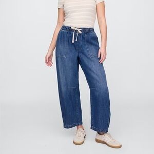 Gap Pull On Barrel Jeans